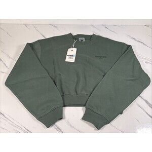 Women’s Best Power Cropped Sweatshirt Green Size Small